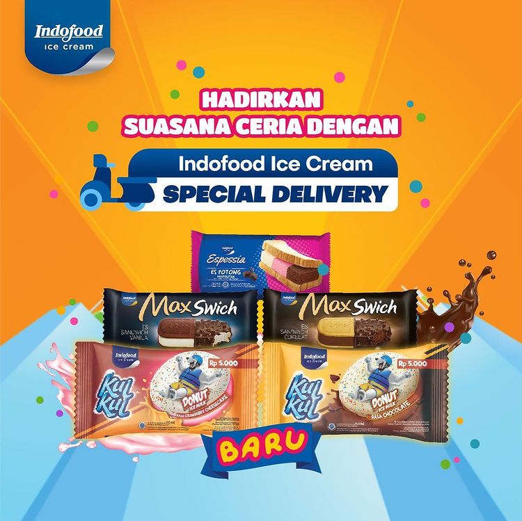 INDOFOOD ICE CREAM GRATIS ONGKIR APRIL 2022