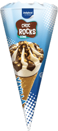 choc rocks cone vanilla